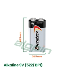 Pin Energizer Alkaline 9V (522 / BP1) - Chính Hãng