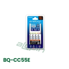 Bộ Sạc Pin AA / AAA Panasonic Eneloop BQ-CC55E (Sạc Nhanh) - Chính Hãng