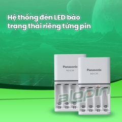 Bộ Sạc Pin AA / AAA Panasonic Eneloop BQ-CC55E (Sạc Nhanh) - Chính Hãng