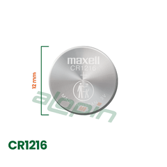 Pin Maxell CR1216 Lithium 3V (Vỉ 1 Viên) - Chính Hãng