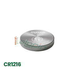 Pin Maxell CR1216 Lithium 3V (Vỉ 1 Viên) - Chính Hãng