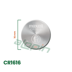 Pin Maxell CR1616 Lithium 3V (Vỉ 1 Viên) - Chính Hãng