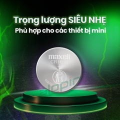 Pin Maxell CR1616 Lithium 3V (Vỉ 1 Viên) - Chính Hãng