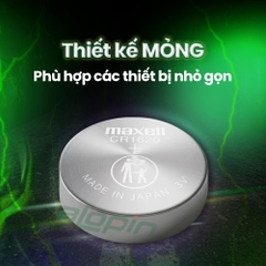 Pin Maxell CR1620 Lithium 3V (Vỉ 1 Viên) - Chính Hãng