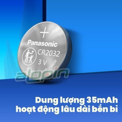 Pin Panasonic CR2032 Lithium 3V - Chính Hãng