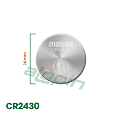 Pin Maxell CR2430 Lithium 3V (Vỉ 1 Viên) - Chính Hãng