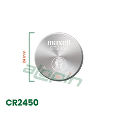 Pin Maxell CR2450 Lithium 3V (Vỉ 1 Viên) - Chính Hãng