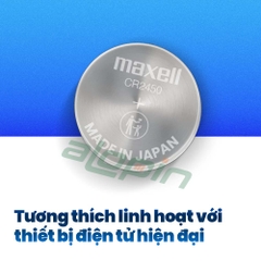 Pin Maxell CR2450 Lithium 3V - Chính Hãng