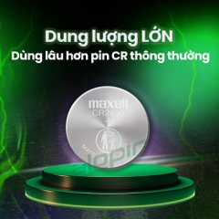 Pin Maxell CR2450 Lithium 3V (Vỉ 1 Viên) - Chính Hãng