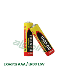 Pin Maxell EXvolta Premium Alkaline AAA/ LR03 1.5V (Vỉ 2 Viên) - Chính Hãng