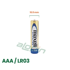 Pin Maxell Alkaline AAA / LR03 1.5V (Vỉ 2 Viên) - Chính Hãng