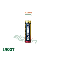 Pin Panasonic Alkaline AAA / LR03T 1.5V (Vỉ 2 Viên) - Chính Hãng