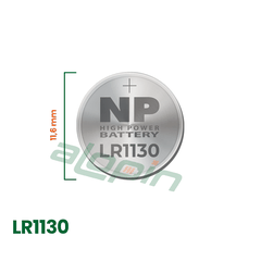 Pin National Power Alkaline LR1130 (AG10 / LR54) - Chính Hãng