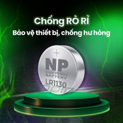 Pin National Power Alkaline LR1130 (AG10 / LR54) - Chính Hãng