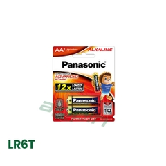 Pin Panasonic Alkaline AA / LR6T 1.5V (Vỉ 2 Viên) - Chính Hãng