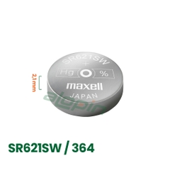 Pin Maxell SR621SW/ 364 (Đồng Hồ Đeo Tay) - Chính Hãng