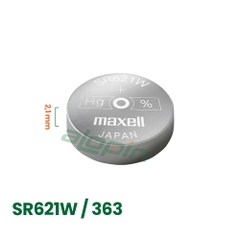 Pin Maxell SR621W / 363 (Đồng Hồ Đeo Tay) - Chính Hãng