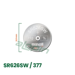 Pin Maxell SR626SW/ 377 (Vỉ 1 Viên) - Chính Hãng