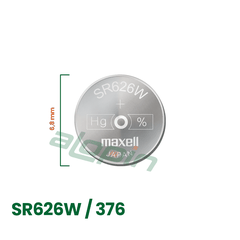 Pin Maxell SR626W / 376 (Đồng Hồ Đeo Tay) - Chính Hãng
