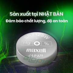 Pin Maxell SR712SW/ 346 (Đồng Hồ Đeo Tay) - Chính Hãng