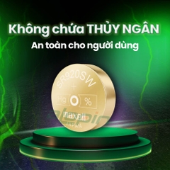 Pin Maxell SR920SW / 371 Gold (Đồng Hồ Đeo Tay) - Chính Hãng