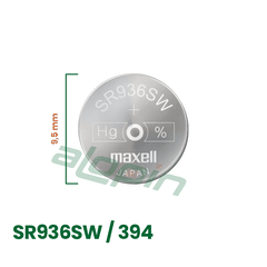 Pin Maxell SR936SW / 394 (Đồng Hồ Đeo Tay) - Chính Hãng