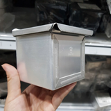 Sanneng SN2180 - Khuôn bánh mì gối vuông 75x75x75mm 105g (kèm nắp)