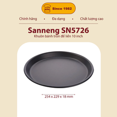 Sanneng SN5726 - Khuôn bánh Pizza 10 inch