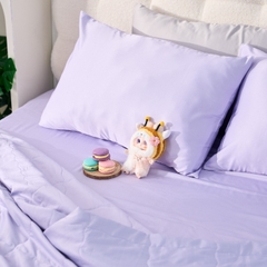 Bộ chăn ga chun Goodnight Airsilk 4CT màu tím