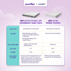 Nệm lò xo đa tầng Sleep Wave Hybrid (SleepWave)