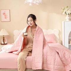 Bộ chăn ga chun Goodnight Airsilk 4CT màu hồng