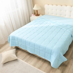 Bộ chăn ga chun Goodnight Airsilk 4CT màu xanh dương