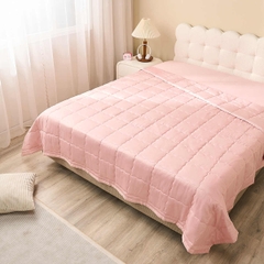 Bộ chăn ga chun Goodnight Airsilk 4CT màu hồng