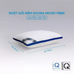 Gối lông vũ nhân tạo Doona Microfiber kháng khuẩn