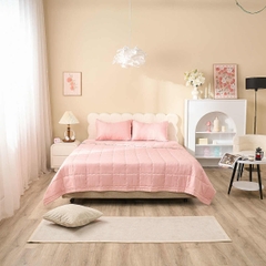 Bộ chăn ga chun Goodnight Airsilk 4CT màu hồng