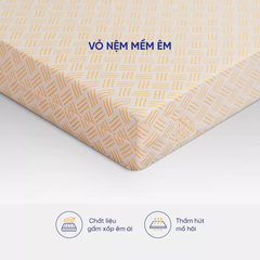 Nệm cao su Kim Cương Happy Gold dày 5/10/15cm