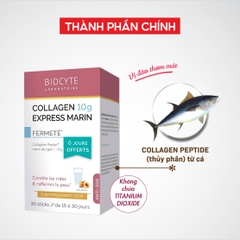 Combo 2 B03C Thực phẩm bảo vệ sức khỏe Collagen Express (Marin) - Biocyte