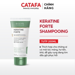 Combo 2 B12 Dầu gội hỗ trợ giảm gãy rụng tóc Keratine Forte Shampooing - Biocyte