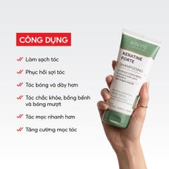 B12 Dầu gội hỗ trợ giảm gãy rụng tóc Keratine Forte Shampooing - Biocyte