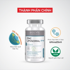 B18 Thực phẩm bảo vệ sức khỏe Zn Zinc Liposomal - Biocyte