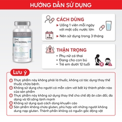 B18 Thực phẩm bảo vệ sức khỏe Zn Zinc Liposomal - Biocyte