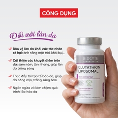 B19 Thực phẩm bảo vệ sức khỏe Glutathion Liposomal - Biocyte