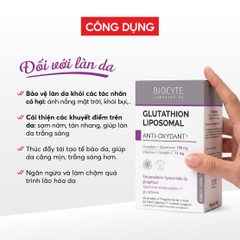 B19C Thực phẩm bảo vệ sức khỏe Glutathion Liposomal - Biocyte