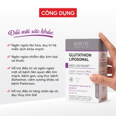 B19C Thực phẩm bảo vệ sức khỏe Glutathion Liposomal - Biocyte