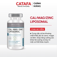 Combo 2 B20 Thực phẩm bảo vệ sức khỏe Cal/Mag/Zinc Liposomal - Biocyte