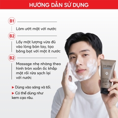 Combo 2 D17 Sữa rửa mặt cho nam giới Skincare For Men Multi-Action Foam Cleanser - Dr IASO