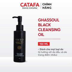 I54 Dầu tẩy trang Ghassoul Black Cleansing Oil - IASO