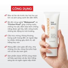 I72 Kem chống nắng Sun Shield SPF50+/PA++++ - IASO