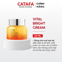 T60 Kem dưỡng H.A vitamin sáng da Vital Bright Cream - The Skin House