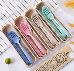 Bộ Muỗng Đũa Lúa Mạch Loại 1 An Toàn Cho Bé (2)